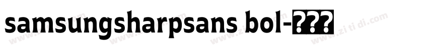 samsungsharpsans bol字体转换